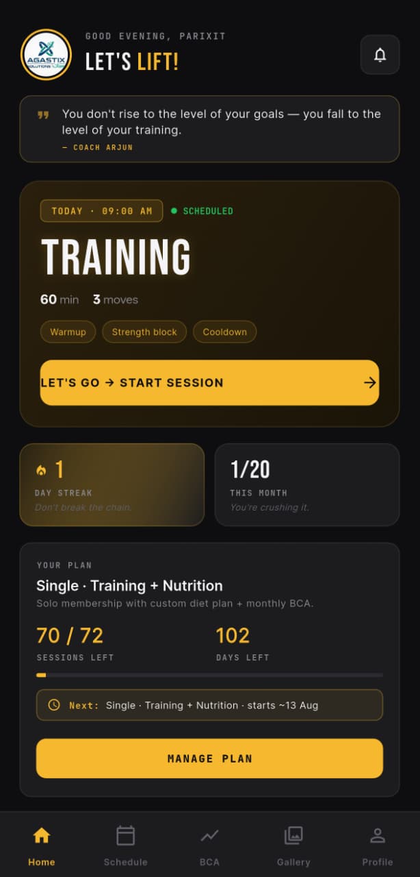 MNM Lab — Gym Management